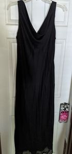 Ladies black sleeveless dress